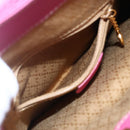 GUCCI Bamboo Backpack Suede Pink Gold 003 2058 0030 Auth 151021-22