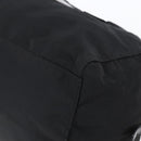 PRADA Hand Bag Nylon Leather Black Silver Auth 151023-8