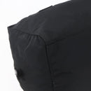 PRADA Hand Bag Nylon Leather Black Silver Auth 151023-17