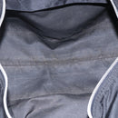 PRADA Hand Bag Nylon Leather Black Silver Auth 151023-11