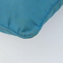 PRADA Shoulder Bag Nylon Light Blue Silver Auth 151024-16