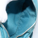 PRADA Shoulder Bag Nylon Light Blue Silver Auth 151024-10