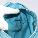 PRADA Shoulder Bag Nylon Light Blue Silver Auth 151024-22