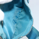 PRADA Shoulder Bag Nylon Light Blue Silver Auth 151024-23