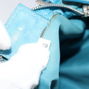 PRADA Shoulder Bag Nylon Light Blue Silver Auth 151024-11