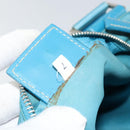 PRADA Shoulder Bag Nylon Light Blue Silver Auth 151024-12