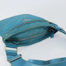 PRADA Shoulder Bag Nylon Light Blue Silver Auth 151024-6