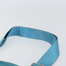 PRADA Shoulder Bag Nylon Light Blue Silver Auth 151024-8