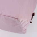 PRADA Tote Bag Nylon Pink Silver Auth 151026-9