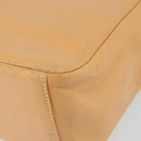 LOEWE Anagram Hand Bag Leather Beige Gold Auth 151027-15