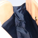 LOEWE Anagram Hand Bag Leather Beige Gold Auth 151027-18