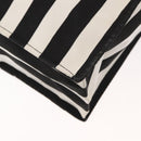 VALENTINO Chain Tote Bag Canvas Black White Auth 151029-16