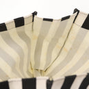 VALENTINO Chain Tote Bag Canvas Black White Auth 151029-17