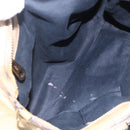 Chloe Etel Hand Bag Leather Beige Gold Auth 151030-18