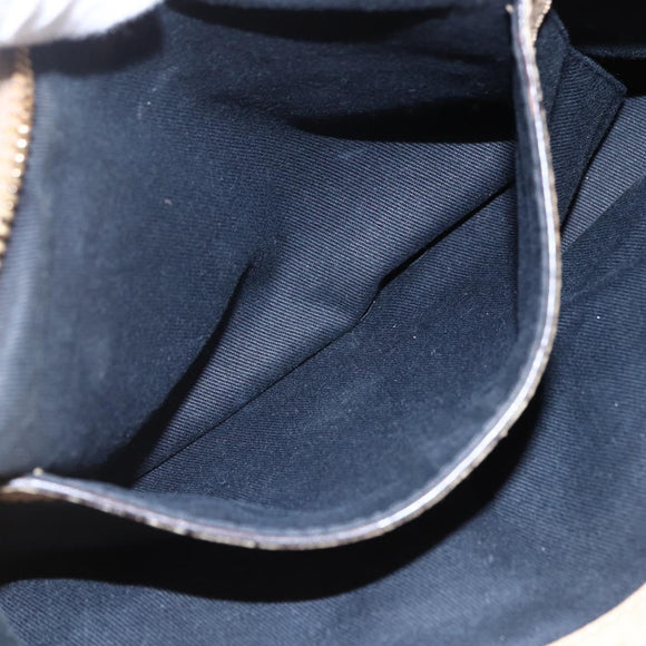 Chloe Etel Hand Bag Leather Beige Gold Auth 151030