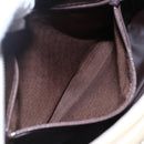 BALLY Quilted Chain Shoulder Bag Leather Ivory Gold Auth 151031-20