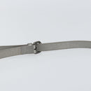 BURBERRY Nova Check Shoulder Bag Canvas Leather Beige Silver Auth 151035-8