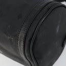 MCM Vicetos Logogram Shoulder Bag PVC Black Gold Auth 151037-15