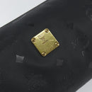 MCM Vicetos Logogram Shoulder Bag PVC Black Gold Auth 151037-12