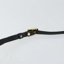 MCM Vicetos Logogram Shoulder Bag PVC Black Gold Auth 151037-8