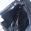 CELINE Shoulder Bag Leather Black Gold Auth 151040-19