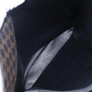 CELINE Macadam Canvas Tote Bag PVC Leather Black Gold Auth 151043-22