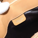 CELINE Macadam Canvas Shoulder Bag PVC Beige Gold Auth 151047-18