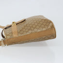 CELINE Macadam Canvas Shoulder Bag PVC Beige Gold Auth 151047-4