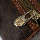 CELINE Macadam Canvas Shoulder Bag PVC Leather Brown Gold Auth 151048-9