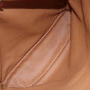 CELINE Macadam Canvas Tote Bag PVC Leather Brown Gold Auth 151049-17