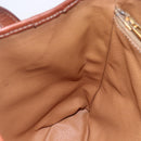 CELINE Macadam Canvas Tote Bag PVC Leather Brown Gold Auth 151049-19