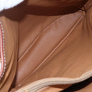 CELINE Macadam Canvas Tote Bag PVC Leather Brown Gold Auth 151049-21