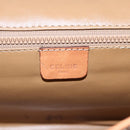 CELINE Macadam Canvas Shoulder Bag PVC Leather Brown Gold Auth 151050-14