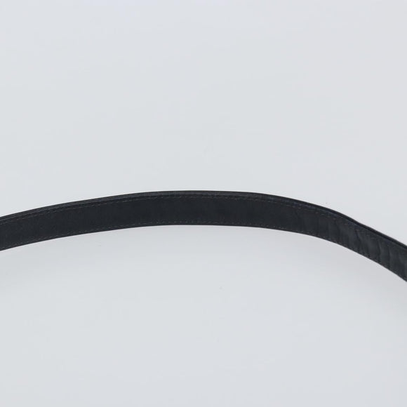 Christian Dior Trotter Canvas Shoulder Bag Navy Gold Auth 151054