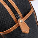 SAINT LAURENT Boston Bag PVC Black Gold Auth 151062-10