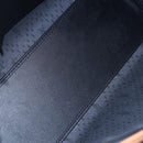 SAINT LAURENT Boston Bag PVC Black Gold Auth 151062-11