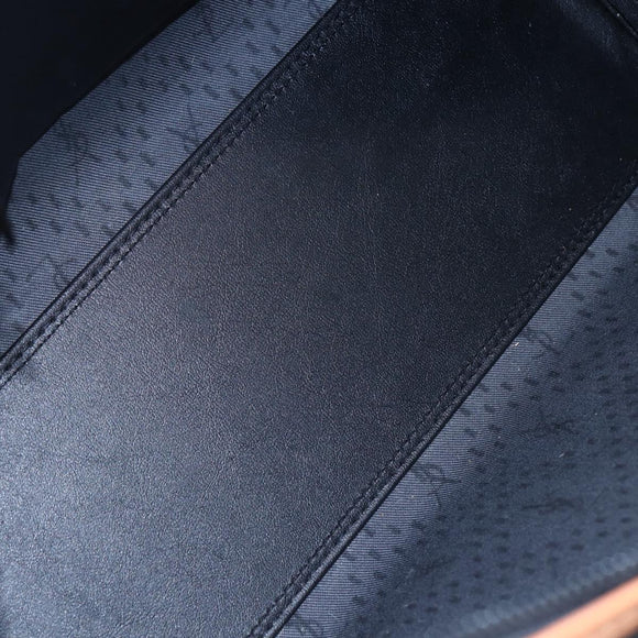 SAINT LAURENT Boston Bag PVC Black Gold Auth 151062