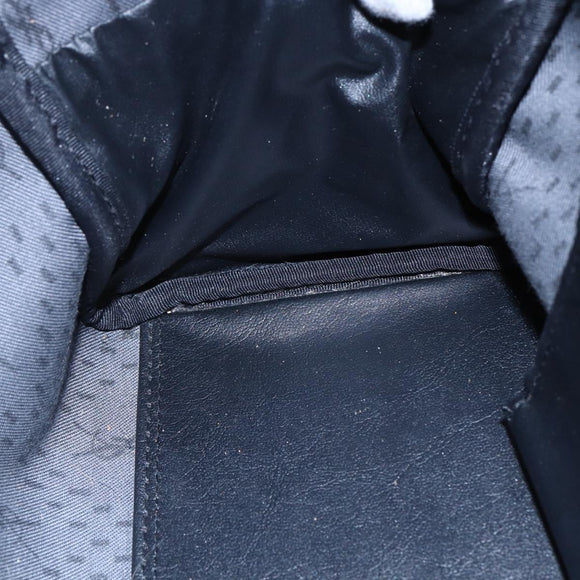 SAINT LAURENT Boston Bag PVC Black Gold Auth 151062