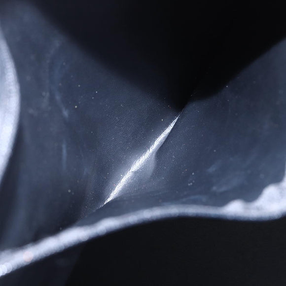 SAINT LAURENT Boston Bag PVC Black Gold Auth 151062