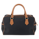 SAINT LAURENT Boston Bag PVC Black Gold Auth 151062-2