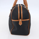 SAINT LAURENT Boston Bag PVC Black Gold Auth 151062-3