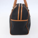 SAINT LAURENT Boston Bag PVC Black Gold Auth 151062-4