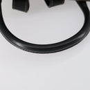 FENDI Pecan Canvas Backpack PVC Brown Black gold Auth 151065-7