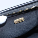 FENDI Pecan Canvas mini Boston Bag PVC Brown Gold black Auth 151067-16