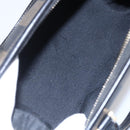 FENDI Pecan Canvas mini Boston Bag PVC Brown Gold black Auth 151067-17