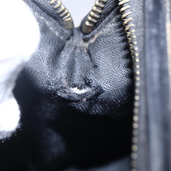 FENDI Pecan Canvas mini Boston Bag PVC Brown Gold black Auth 151067