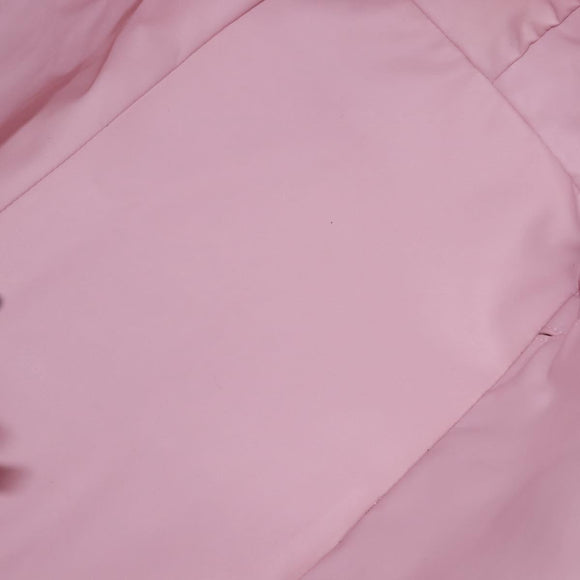 CHANEL High Summer Tote Bag Canvas Pink Silver CC Auth 151080