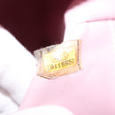 CHANEL High Summer Tote Bag Canvas Pink Silver CC Auth 151080-21