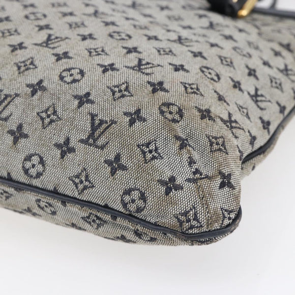 LOUIS VUITTON Monogram Mini Françoise Tote Bag 2way Blue M92208 LV Auth 151081