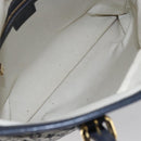 LOUIS VUITTON Monogram Mini Françoise Tote Bag 2way Blue M92208 LV Auth 151081-11